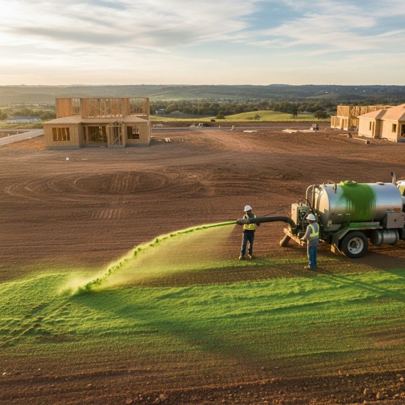 Hydro Grass Seeding Installation